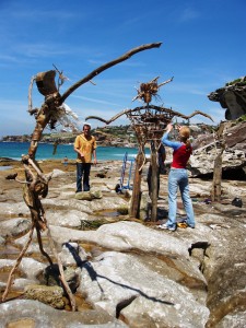 Justin has exhibited at Sculptures by the Sea